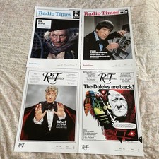 Four A2 Doctor Who Radio Times