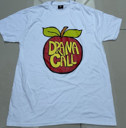 Drama call white graphic print - drama,