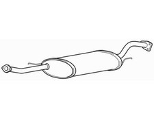 Centre Exhaust Middle Silencer