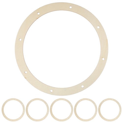 6pcs wood made wreath frames - wood,