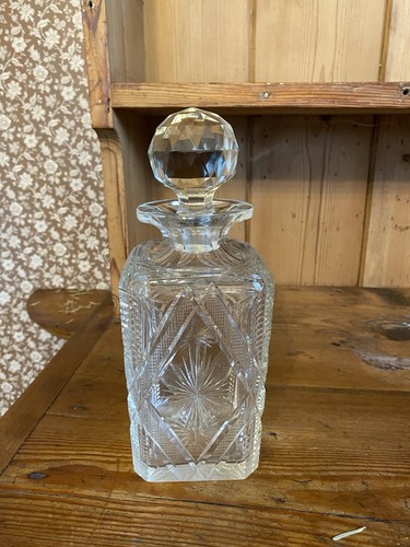 Vintage cut glass - cut, crystal