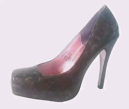 Chic womens purple patent croc - chic,