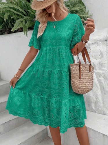 Womens short sleeve midi - womens,