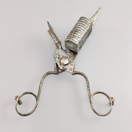 Antique candle snuffer wick - snuffer,
