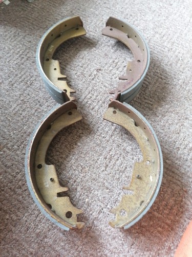 New rear brake shoes - rear, fits