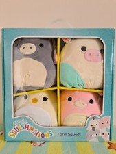 Squishmallows 7.5 Inch Farm Squad 4 Pack Belana, Jason, Peter, Charity New