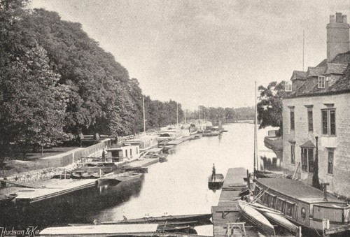 Oxon college barges - barges,, folly