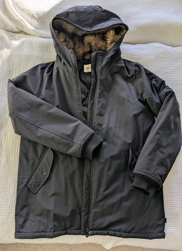 Vans black coat - vans, faux