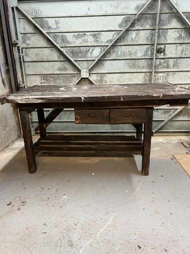 Antique rustic workbench - rustic, with