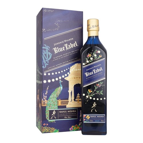 Johnnie walker blue label - label,
