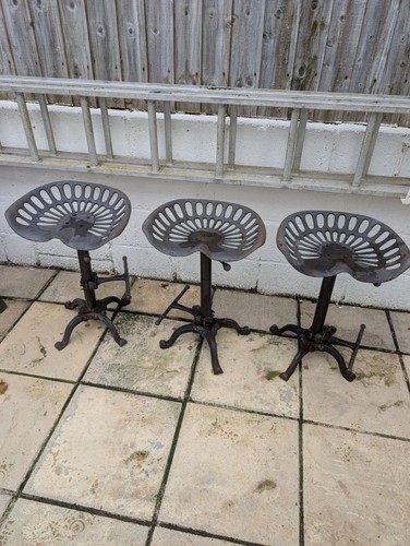 Adjustable tractor seat - 3x, bar