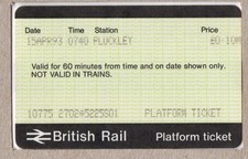 Pluckley S01 - APTIS platform ticket - final example from station