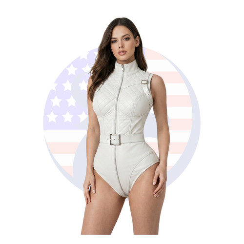Women white genuine leather - women's,