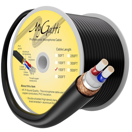150ft xlr microphone cable - microphone,