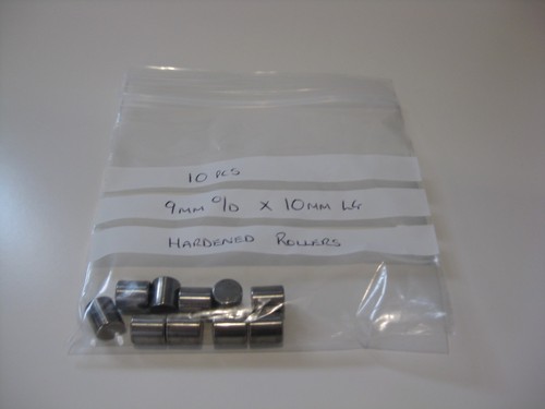 Loose steel rollers 9mm o - loose,