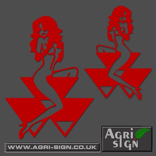 Massey ferguson tractor decal - massey,