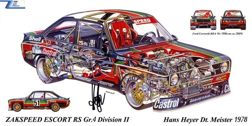 Ford escort zakspeed - rs, mk2
