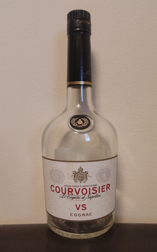 Courvoisier cognac empty - cognac,