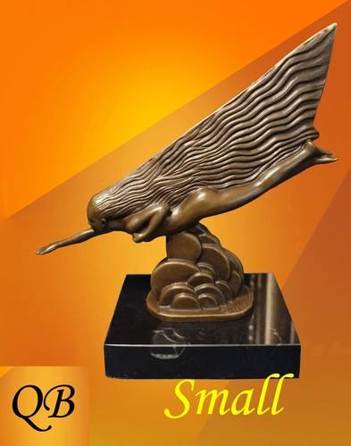 Art deco comet - comet, bronze