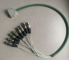 Van Damme Green Series Analogue /Digital 110 Ohm Multicore 25pin D To Female XLR