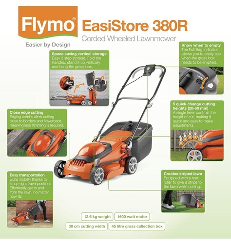 Flymo easistore 380r electric - 380r,