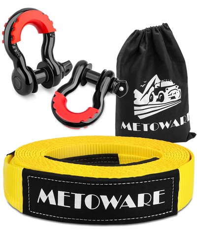 Heavy duty tow strap recovery - heavy,