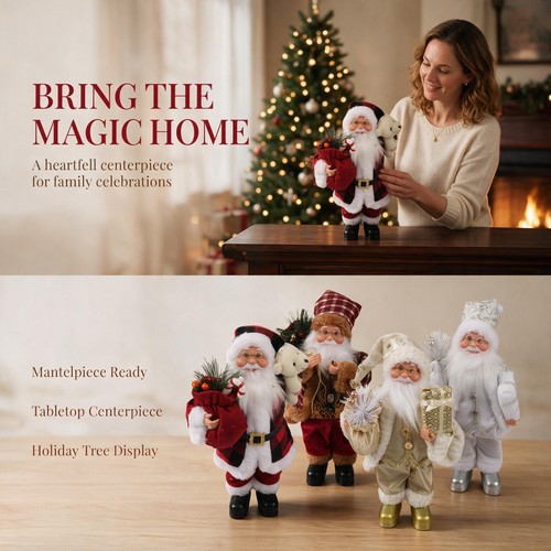 Christmas santa statue - christmas,