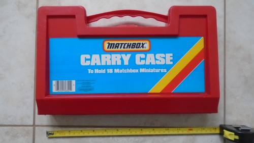 Matchbox red plastic carry - matchbox,