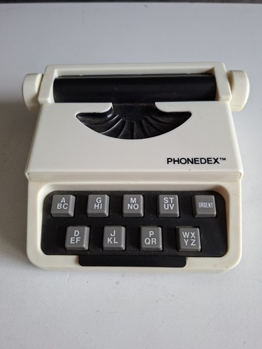 Vintage phonedex phone - vintage, number