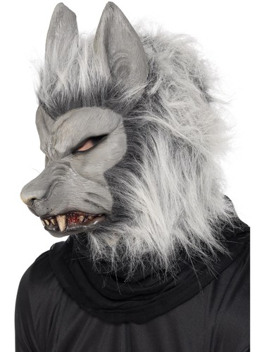 Werewolf mask grey - mask,,