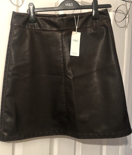 Women brown faux leather - m&s, women's
