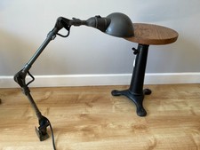 Vintage Fostoria Ohio industrial articulated lamp ( Fully Rewired)