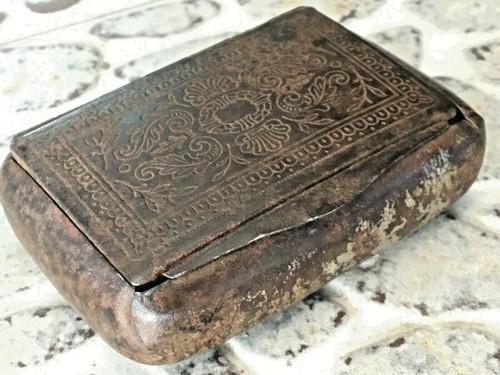 Vintage old hand carved floral - old,