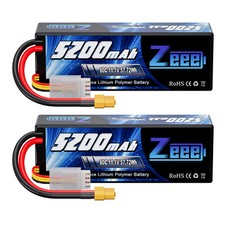 2x Zeee 3S 11.1V 5200mAh Lipo