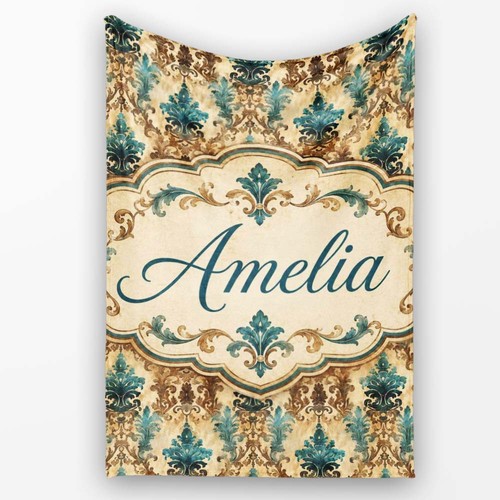 Soft fleece blanket antique - soft,
