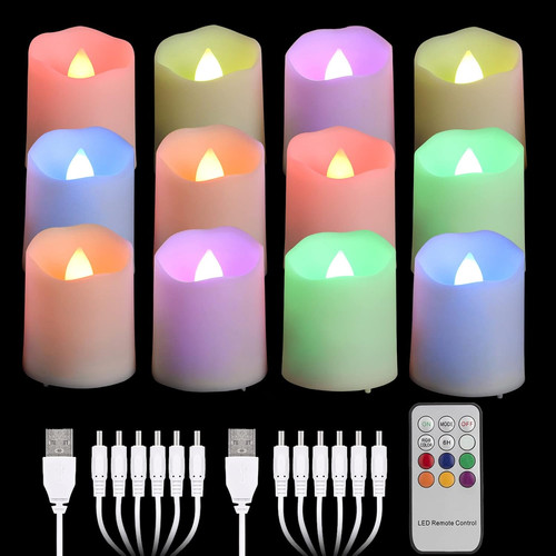 6pcs led rechargeable tea - led,