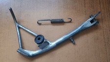 Side stand with spring stand