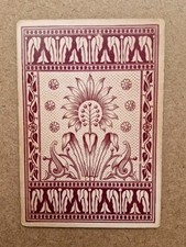 1 x Antique Playing Card - Square Corner Circa 1800s