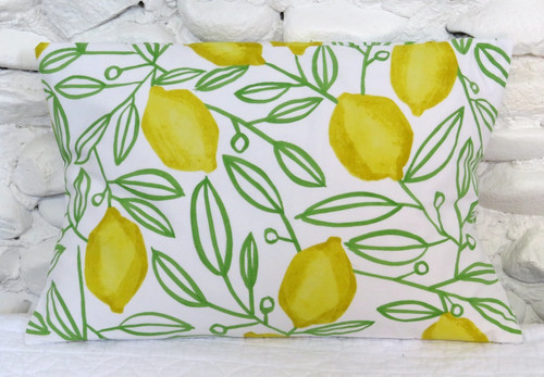 Cushion cover lemons - cushion, cover,