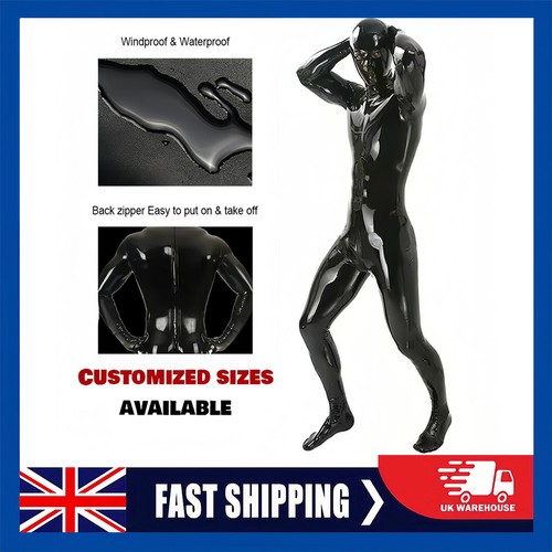 Latex amine mens black full - mens,