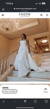 Ivory Satin Wedding Dress &