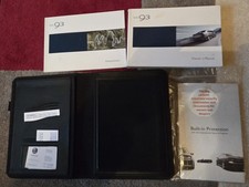 Saab 93 Owner's Manual, Infotainment and Built-in Protection books + wallet 2006