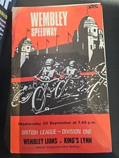 Wembley Speedway Programmes
