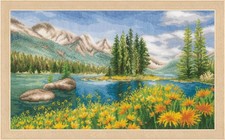 Vervaco Counted Cross Stitch Kit: Mountain Landscape