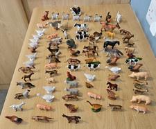 Vintage Toy Farm Animals Bundle - Over 80 Figures [L8]