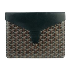 GOYARD Camondo MM Clutch Bag - Black Leather for Men and Women