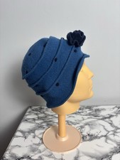 Vintage Style Blue Fleece