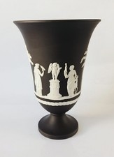 Wedgwood Jasperware Black Vase