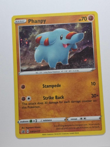 Phanpy swsh117 holo - swsh117, promo