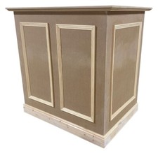 Unpainted MDF Reception Desk